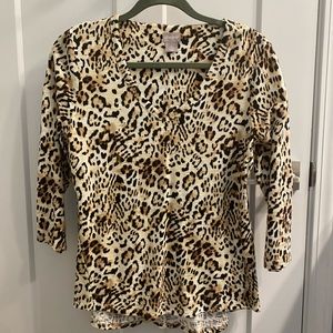 Chicos leopard print tunic
